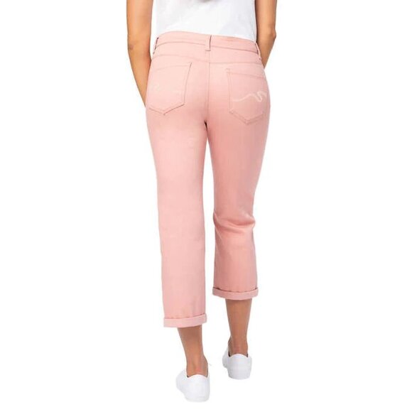 New Santana Tummy Control Capris | Pink - Picture 2 of 6